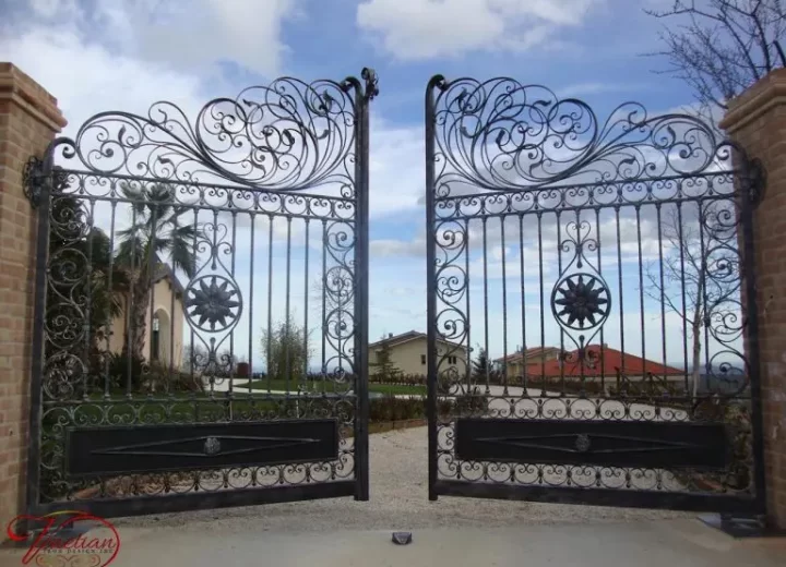 Custom Wrought Iron Driveway Gates