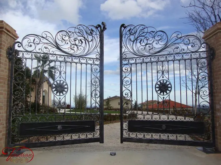 Custom Wrought Iron Driveway Gates