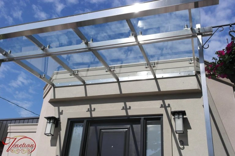 Iron, Stainless Steel & Glass Awnings (Canopies)