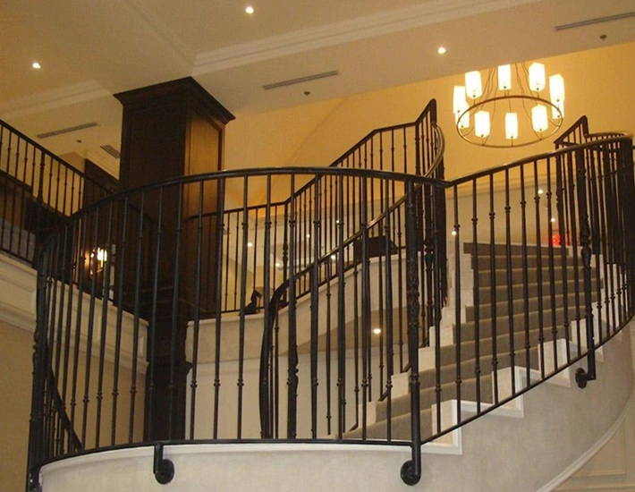 The Art of Interior Wrought Iron Railings